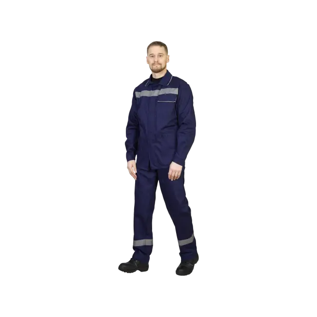 Фото товара Костюм рабочий Актуал New, куртка+полукомбинезон вид спереди