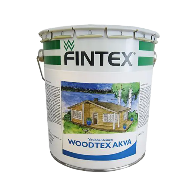 Фото товара Средство для защиты дерева Fintex Woodtex Akva 2,7 л вид спереди