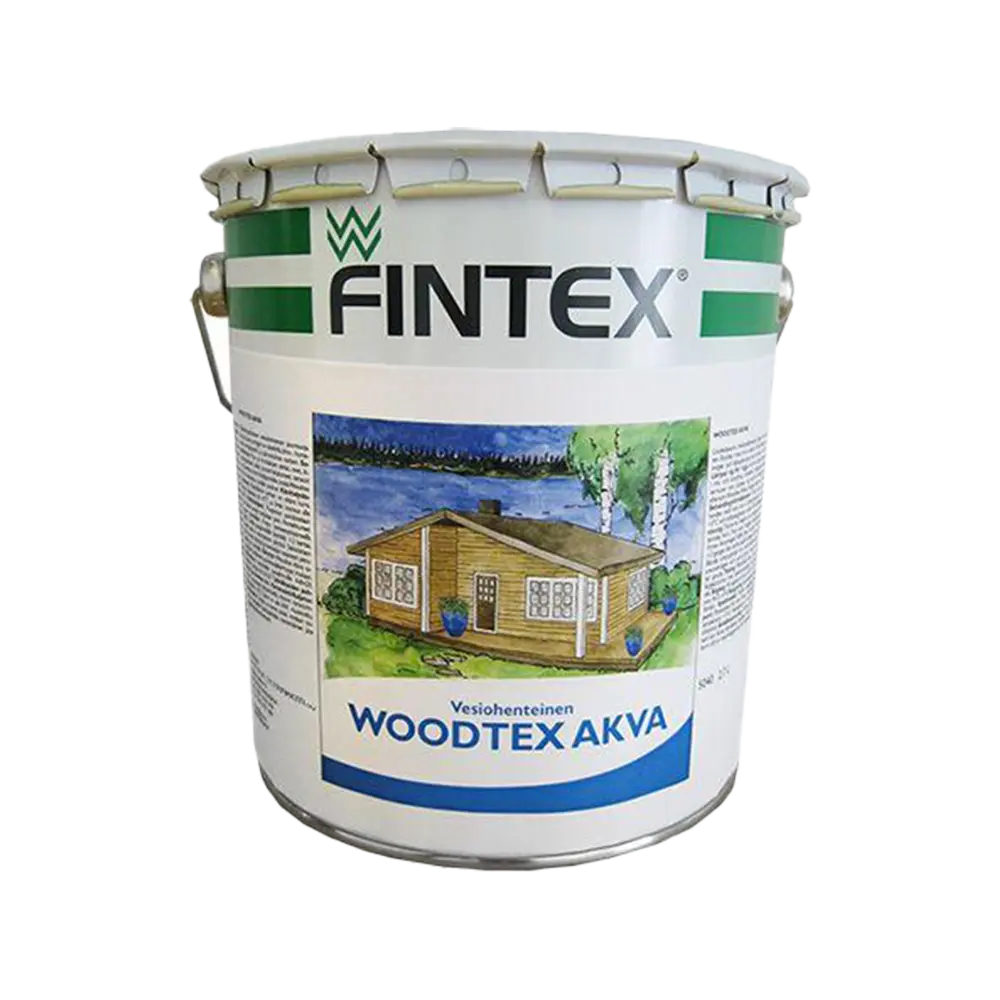 Средство для защиты дерева Fintex Woodtex Akva 9 л