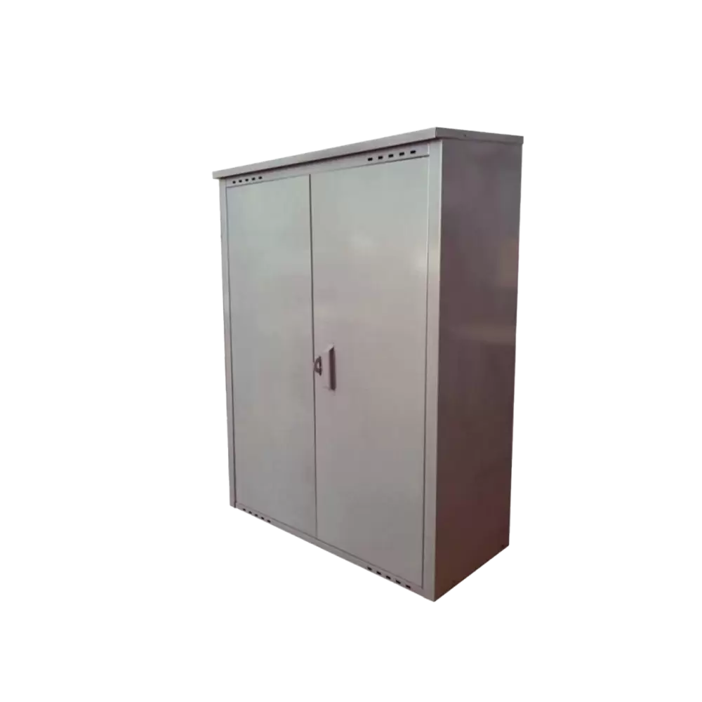 Шкаф для газовых баллонов двойной оцинкованный разборный (на 2 баллона 50 л)