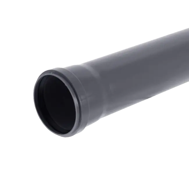 Фото товара Труба канализационная внутренняя 50х1,8х2000 мм Plastimex вид спереди