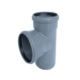Фото товара Тройник для внутренней канализации Plastimex 110 х 110 х 90 мм вид спереди