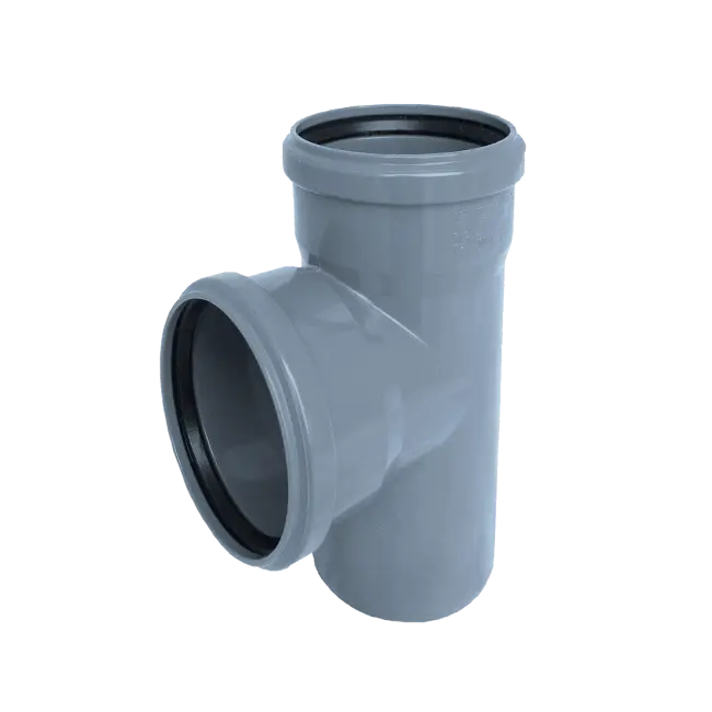 Фото товара Тройник для внутренней канализации Plastimex 110 х 110 х 90 мм вид спереди