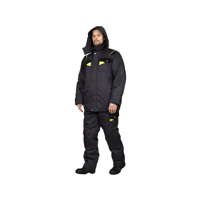 Фото товара Костюм рабочий Ховард утеплённый, куртка+брюки вид спереди