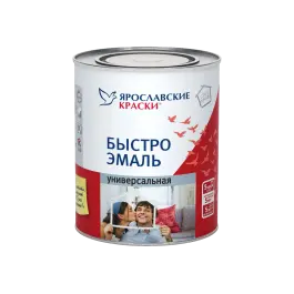 Фото товара Быстроэмаль Ярославские краски универсальная персиковая 0,9 кг вид спереди