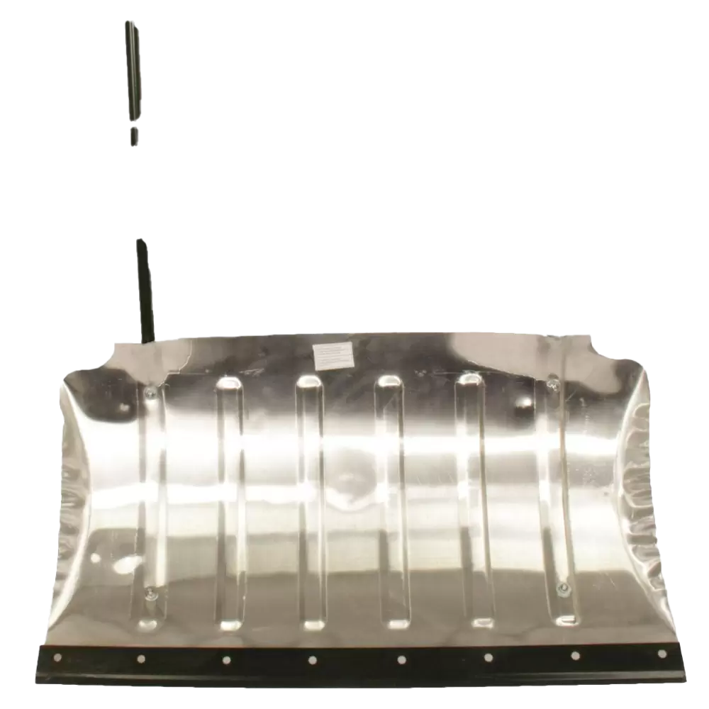 Лопата-движок снеговая алюминиевая формованная 750 х 428 мм без колесиков