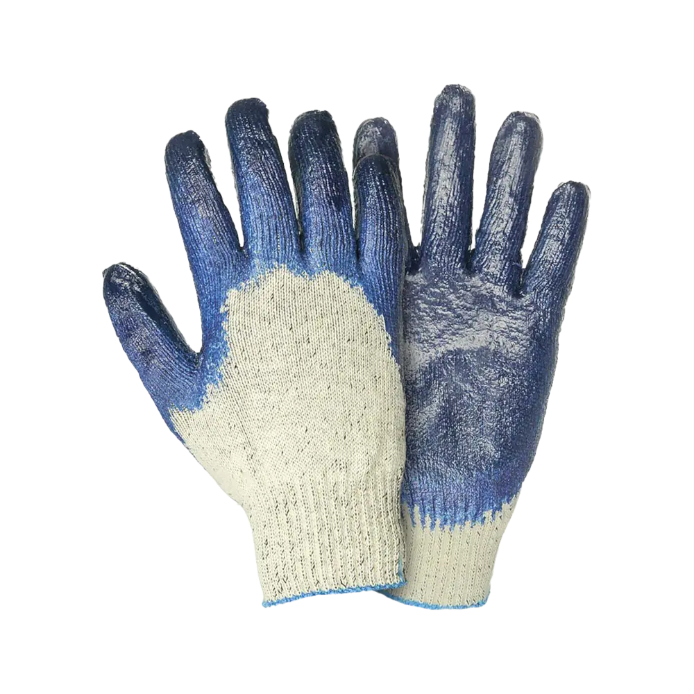 Перчатки с нитриловым частичным покрытием, полушерстяные, Лагуна 1424