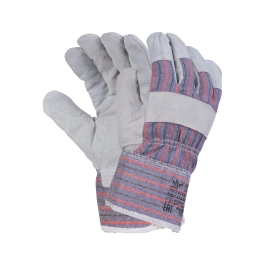 Фото товара Перчатки спилковые комбинированные утеплённые Ангара, арт. 0115 вид спереди