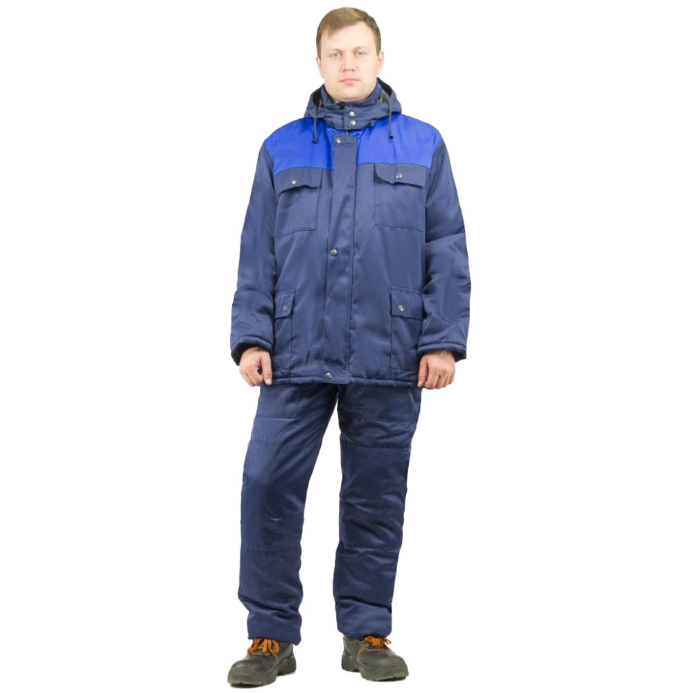 Костюм рабочий Буран утеплённый, куртка+полукомбинезон