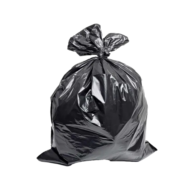 Фото товара Мешки ПВД 100 х 100 см / 120 мкм чёрные вид спереди