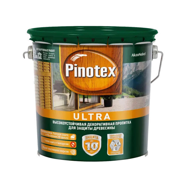 Фото товара Антисептик Pinotex-пинотекс ultra орегон 2,7л вид спереди