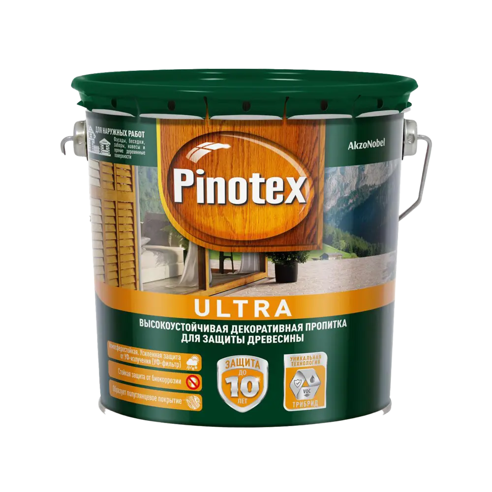 Антисептик Pinotex-пинотекс ultra орех 2,7л