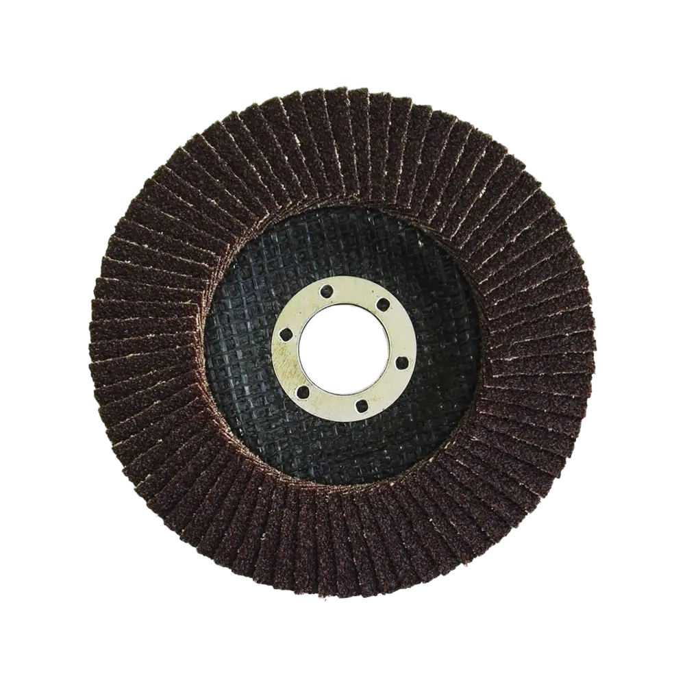 Круг лепестковый торцевой прямой Abraflex FLD-20 125 х 22 мм, зернистость Р80 / Диск для УШМ болгарки КЛТ