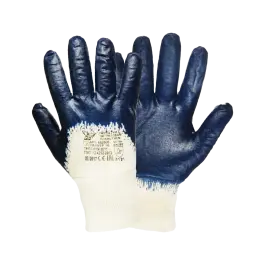 Фото товара Перчатки с нитриловым частичным покрытием, манжет - резинка, арт. 0516С вид спереди