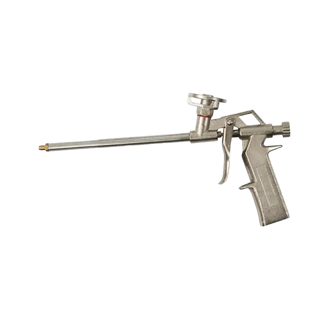 Фото товара Пистолет для монтажной пены цельнометаллический, арт. 14279 вид спереди