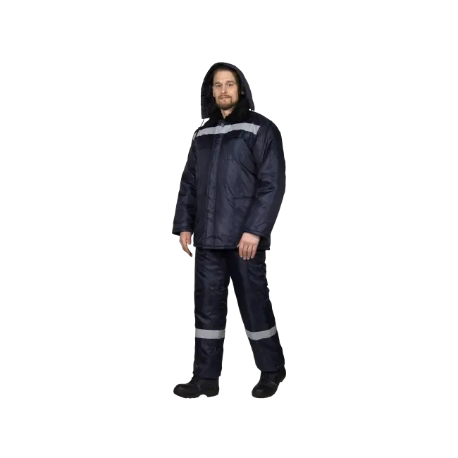 Фото товара Костюм рабочий Спец утеплённый, куртка+полукомбинезон вид спереди