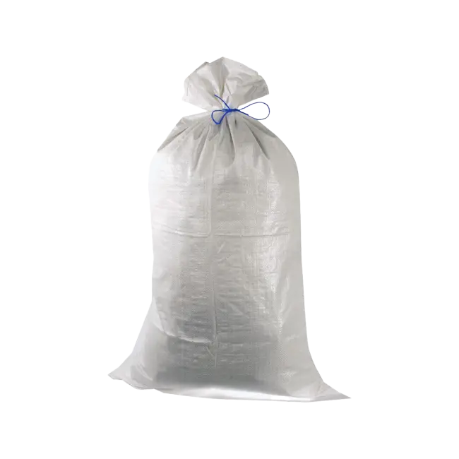 Фото товара Мешок полипропиленовый белый 55 x 95 см, 45+/-3 г, 1 сорт                         вид спереди