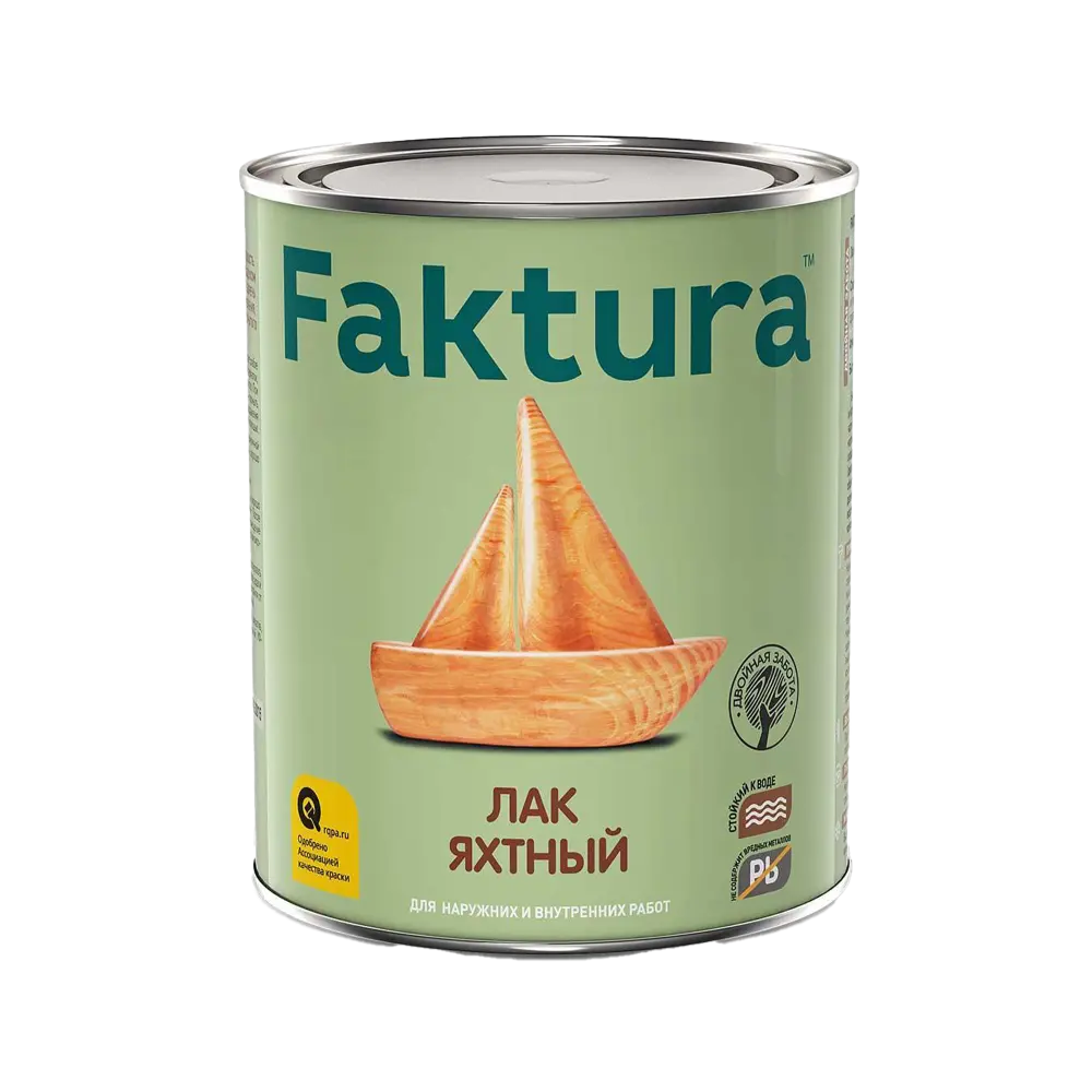Лак Faktura яхтный полуматовый 0,7 л