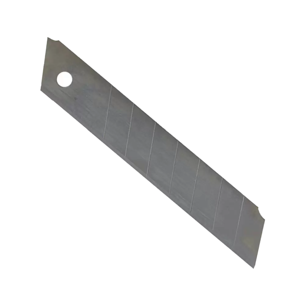 Лезвия для ножа технического 18 мм 10 шт/уп, Biber
