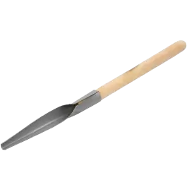 Фото товара Корнеудалитель с деревянной ручкой с этикеткой вид спереди