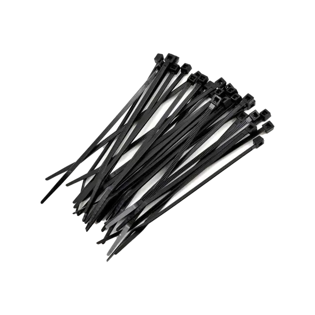Фото товара Стяжка черная пластик 4,8 х 530 мм 100 шт/уп, Cofil  вид спереди