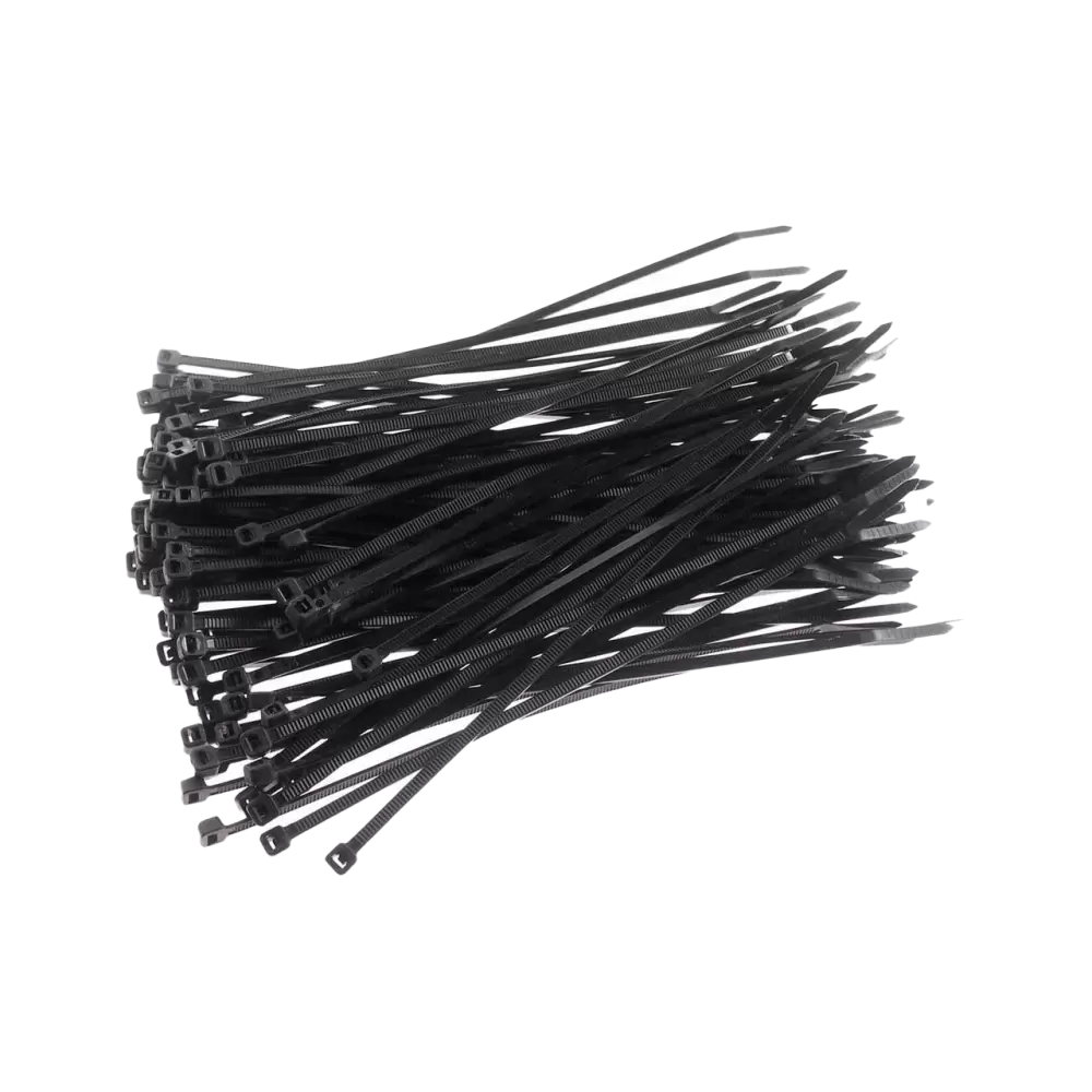 Стяжка черная пластик 7,6 х 150 мм 100 шт/уп, Cofil 