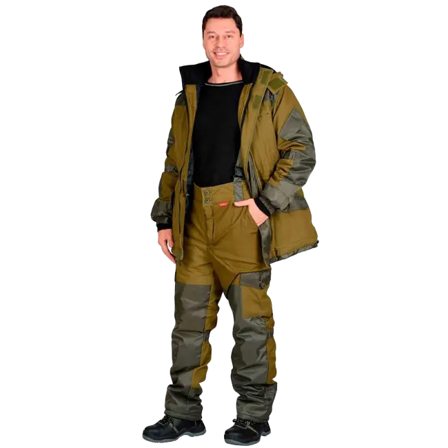 Фото товара Костюм Горка утепленный, куртка+брюки вид спереди