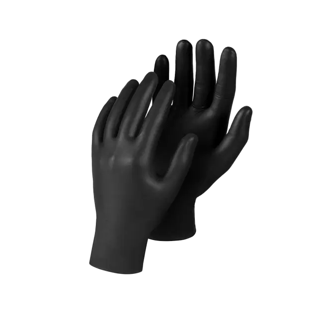 Фото товара Перчатки Эксперт DG-023  Manpula арт. 1614 черные (50 пар/уп.) вид спереди
