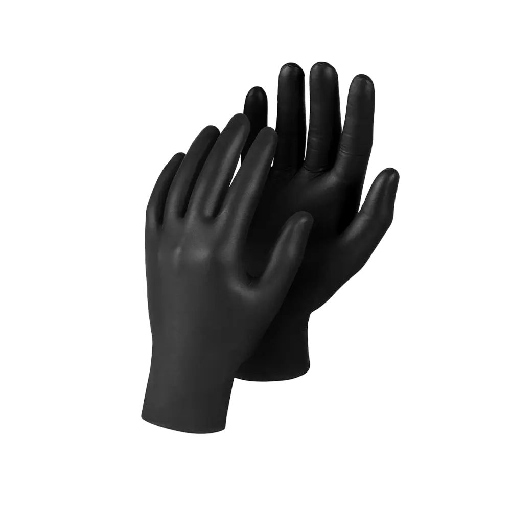 Перчатки Эксперт DG-023  Manpula арт. 1614 черные (50 пар/уп.)