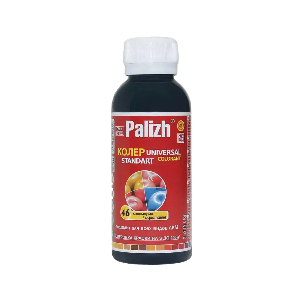 Паста колеровочная универсальная Palizh Standart 0.1 л аквамарин