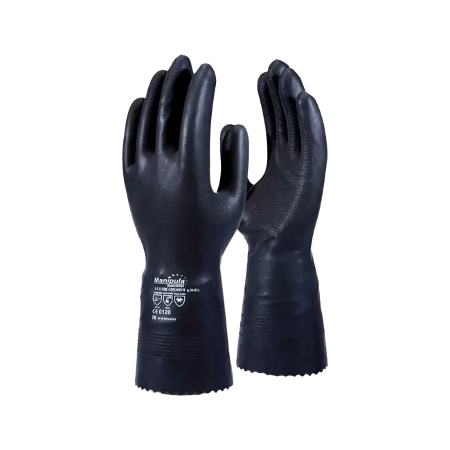 Фото товара Перчатки латексные  Manipula КЩС-1 Премиум CG-944 (L-U-12), арт.1317 вид спереди